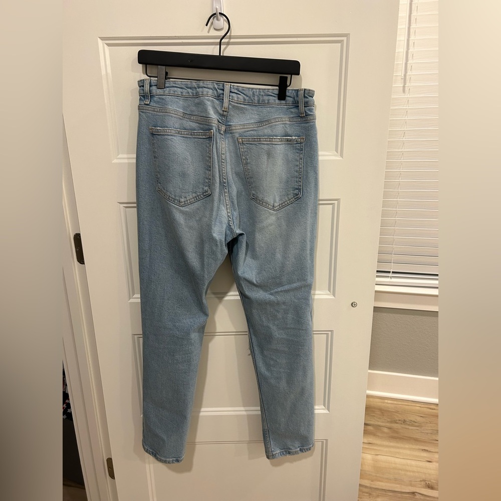 Zara Blue Ripped Jeans - Picture 3 of 3